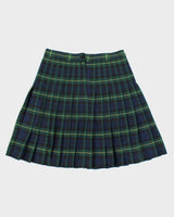 Vintage Cambridge Uniforms Checked Pleated Skirt - S