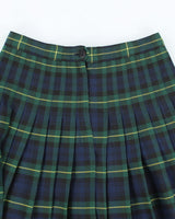 Vintage Cambridge Uniforms Checked Pleated Skirt - S