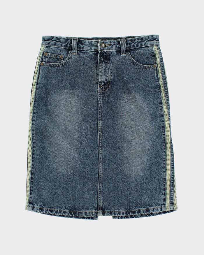 Y2k 00s Lang Di Tue Denim Skirt - XL