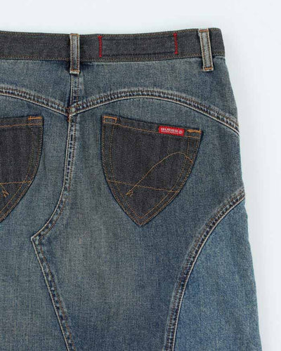 Y2k 00s Guess Denim Skirt - S