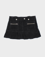 Y2k 00s Ub Jeans Corduroy Pleated Mini Skirt - M