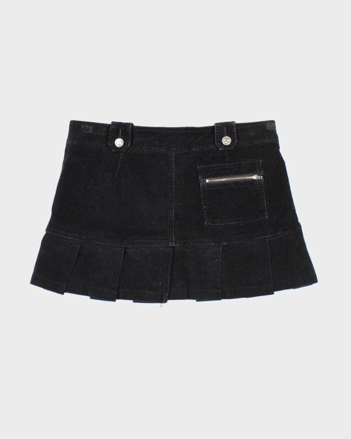 Y2k 00s Ub Jeans Corduroy Pleated Mini Skirt - M