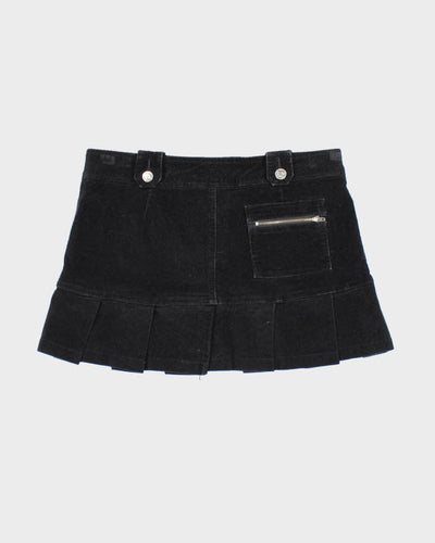 Y2k 00s Ub Jeans Corduroy Pleated Mini Skirt - M