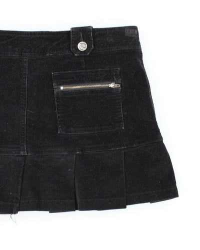 Y2k 00s Ub Jeans Corduroy Pleated Mini Skirt - M