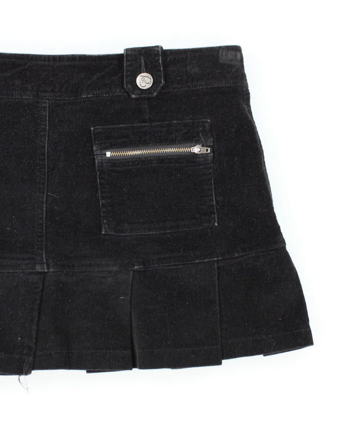 Y2k 00s Ub Jeans Corduroy Pleated Mini Skirt - M
