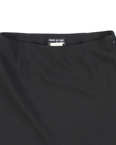 Y2k 00s Esprit Black Mini Skirt - S