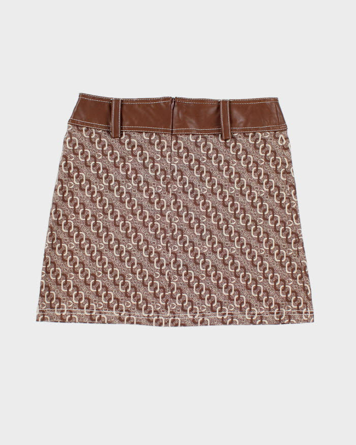 Y2k 00s Morgan De Toi Brown Mini Skirt - S