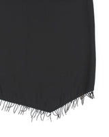 Y2k 00s Black Beaded Skirt - S