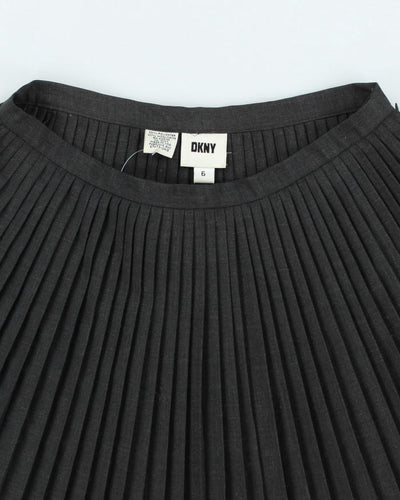 Vintage DKNY Wool Blend Pleated Skirt - XS