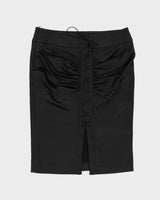 Y2k 00s Bebe Lace-up Silk Skirt - S
