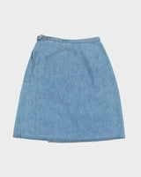 Vintage Eddie Bauer Denim Wrap Skirt - S