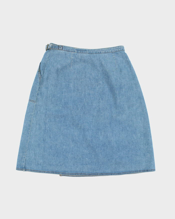 Vintage Eddie Bauer Denim Wrap Skirt - S