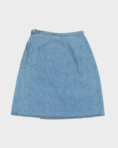 Vintage Eddie Bauer Denim Wrap Skirt - S