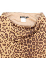 Y2k 00s Club Monaco Leopard Print Skirt - S