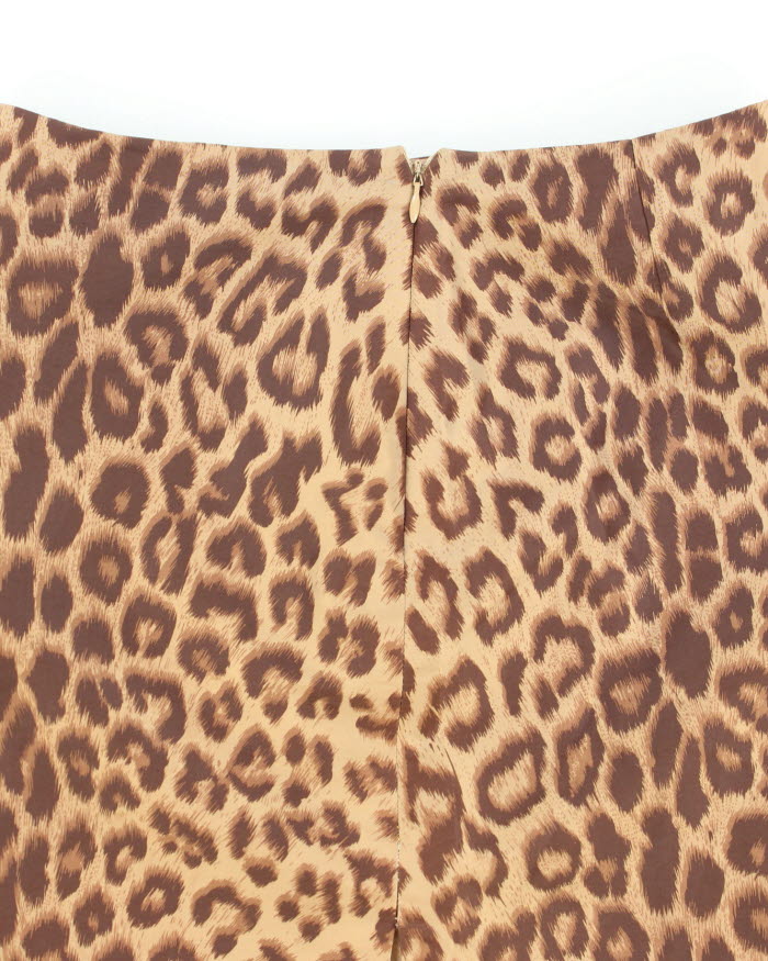 Y2k 00s Club Monaco Leopard Print Skirt - S
