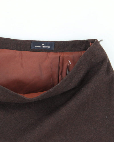 Vintage Daniel Hechter Wool & Cashmere Skirt - S