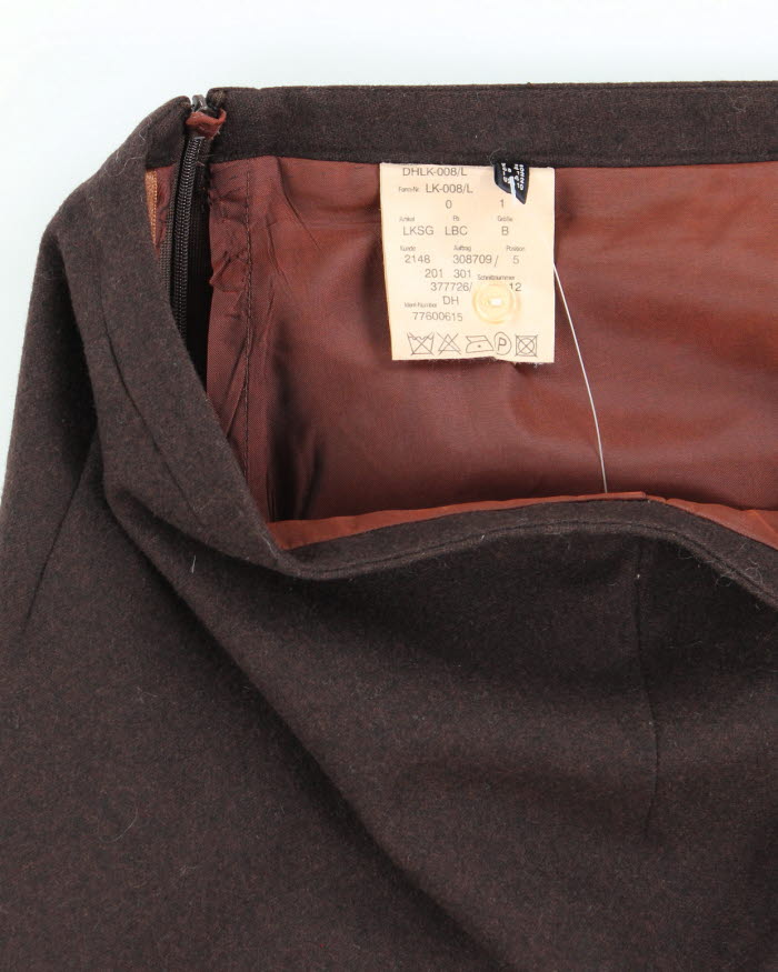 Vintage Daniel Hechter Wool & Cashmere Skirt - S