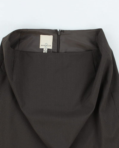 Vintage Anne Klein Pin Stripe Skirt - S