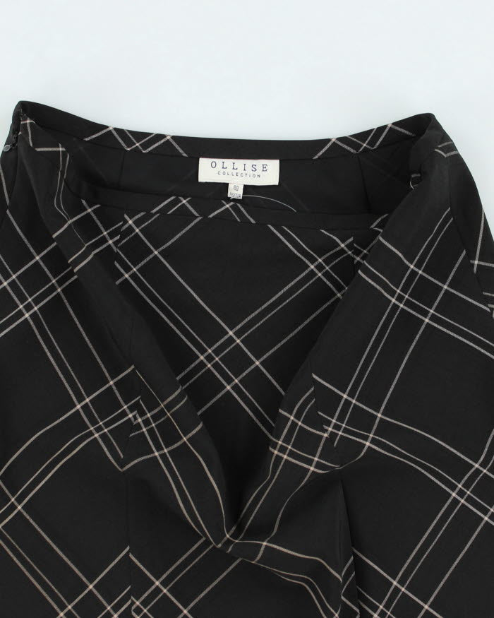 Y2k 00s Ollise Checked Skirt - S