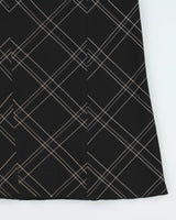 Y2k 00s Ollise Checked Skirt - S