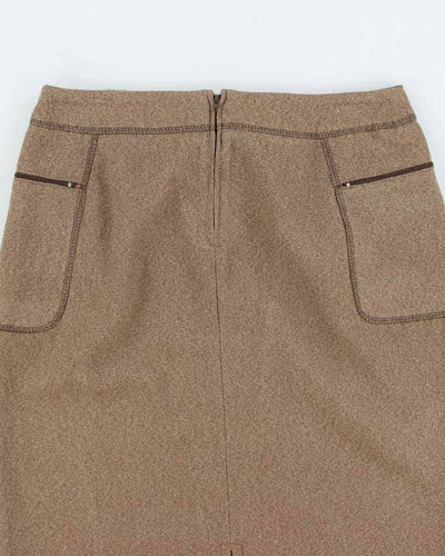 Vintage 90s Jessica Brown Skirt - S