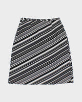 Vintage 90s Tristan &amp; Iseult Stripe Skirt - S