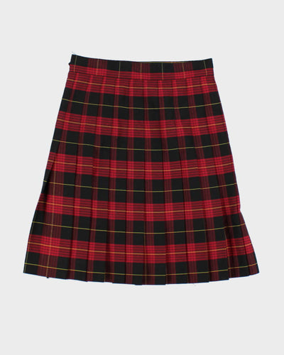 Deadstock  R.J McCarthy Wool Blend Checked Skirt - XXS