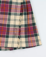 Vintage Clan Laird Wool Checked Skirt - S