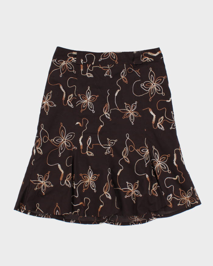 Y2k 00s RW & Co Embroidered Skirt - S