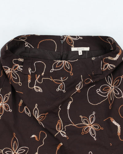 Y2k 00s RW & Co Embroidered Skirt - S