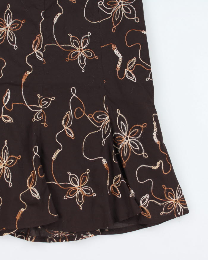 Y2k 00s RW & Co Embroidered Skirt - S