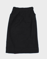 Vintage 80s Toni Lynn Wrap Suit Skirt - XXS