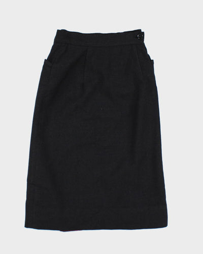 Vintage 80s Toni Lynn Wrap Suit Skirt - XXS