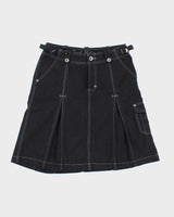 Y2k 00s Signal Pleated Skirt - S