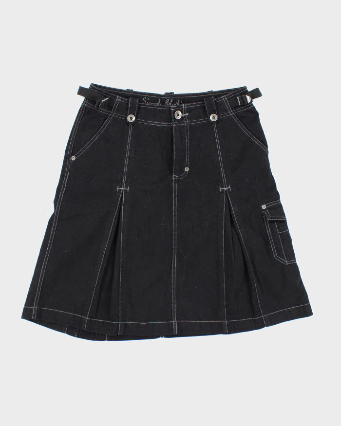 Y2k 00s Signal Pleated Skirt - S