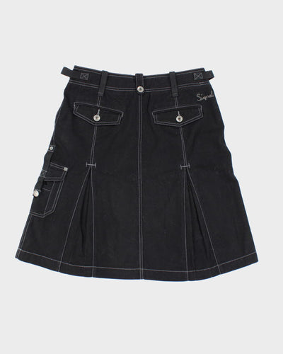 Y2k 00s Signal Pleated Skirt - S