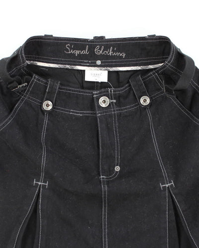 Y2k 00s Signal Pleated Skirt - S