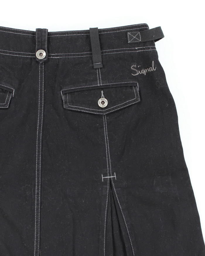 Y2k 00s Signal Pleated Skirt - S