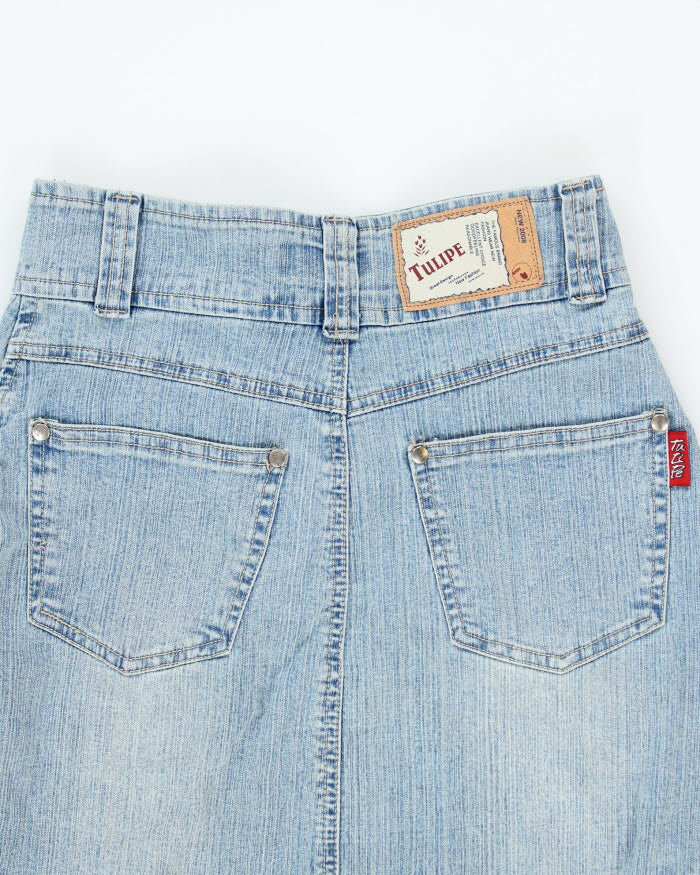 Y2k 00s Tulipe Jeans Denim Skirt - XS