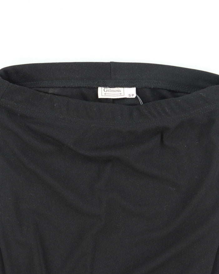Y2k 00s Black Tiered Skirt - XS