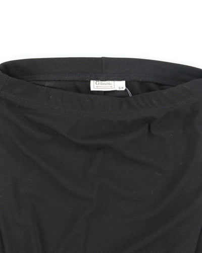 Y2k 00s Black Tiered Skirt - XS