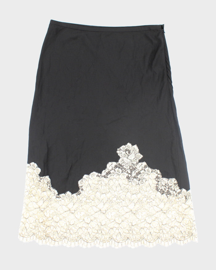 DKNY Silk Lace Skirt - S