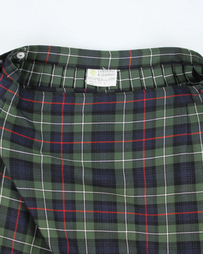 Vintage 90s Wool Blend Checked Skirt - S