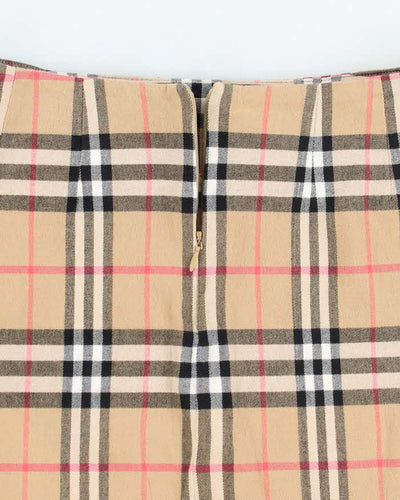 Vintage Y2K Women's Burberry Novacheck Mini Skirt - S