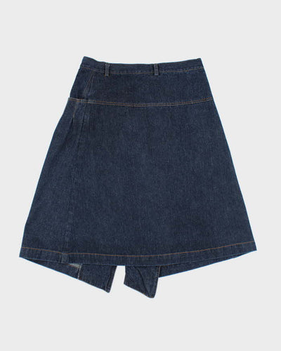 Vintage Y2K Heavyweight Multi Pocket Denim Skirt - M