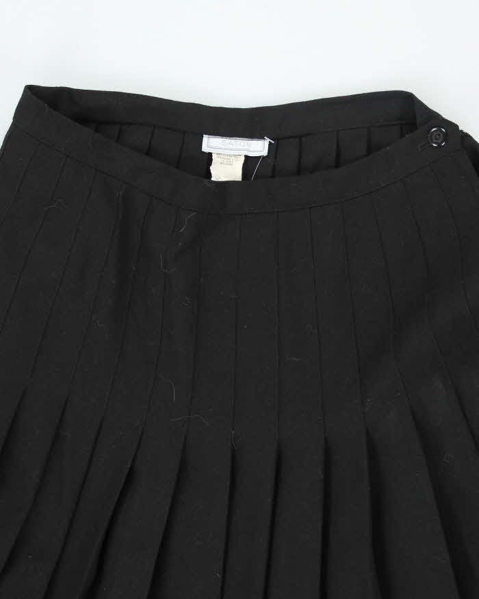 Vintage Eaton Wool Pleated Skirt - XS