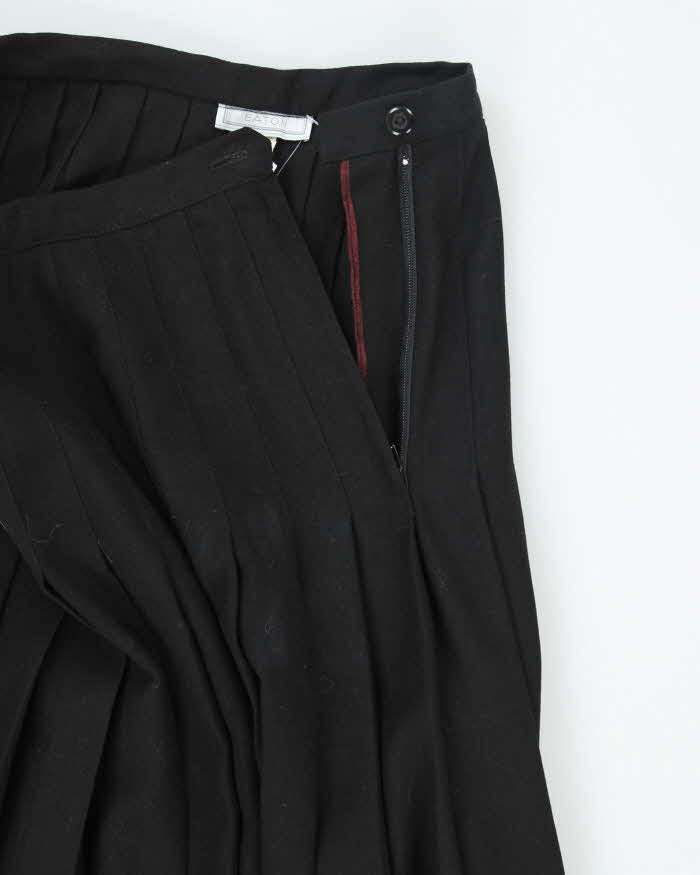 Vintage Eaton Wool Pleated Skirt - XS