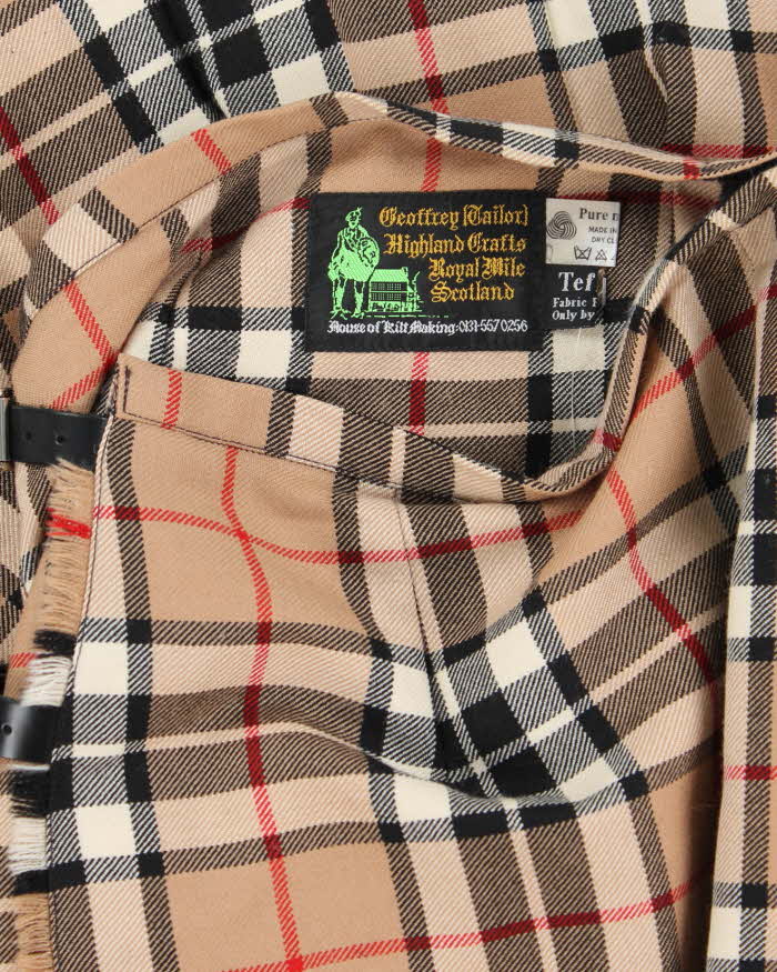 Vintage Scottish Wool Kilt - XS