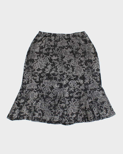 Y2k 00s Ronni Nicole Pattern Skirt - S