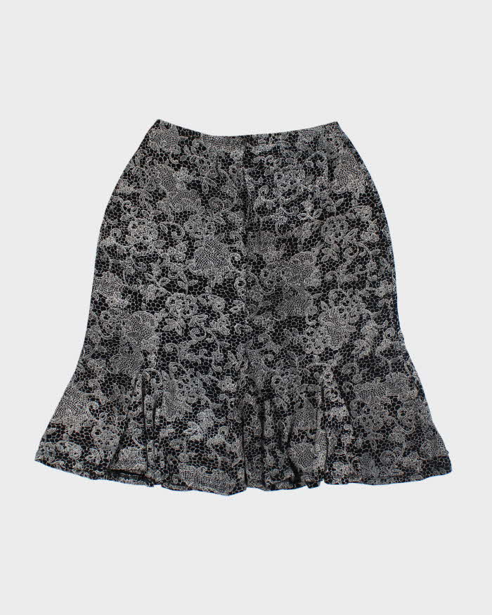 Y2k 00s Ronni Nicole Pattern Skirt - S